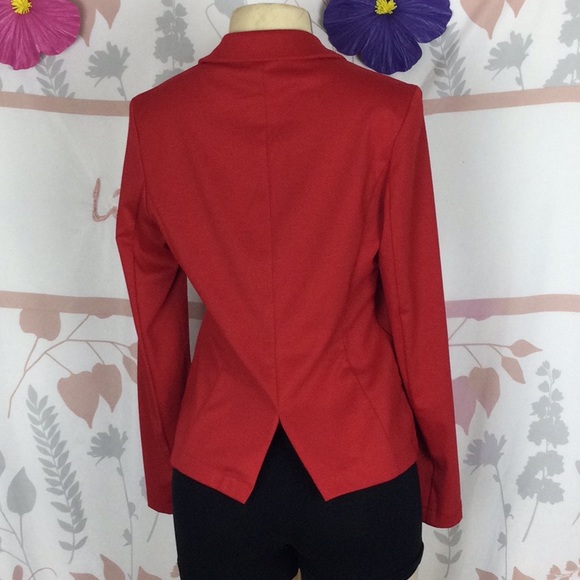Labijou Red Blazer Sz Medium - Picture 4 of 8